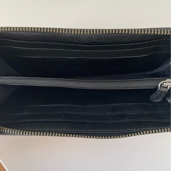 Coach Plaid Medium Zip Wallet - Picture 9 of 9